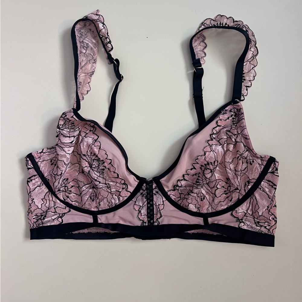 Auden Elegant Pink Lace Bralette